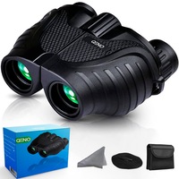Binoclu 10x25 Qeno®️ Lentile Premium Prism BAK4, Rezistent La Apa, Pentru Adulti Si Copii, Putere Mare De Focalizare Pentru Observarea Pasarilor, Vanatoare, Calatorii, Turism, Negru