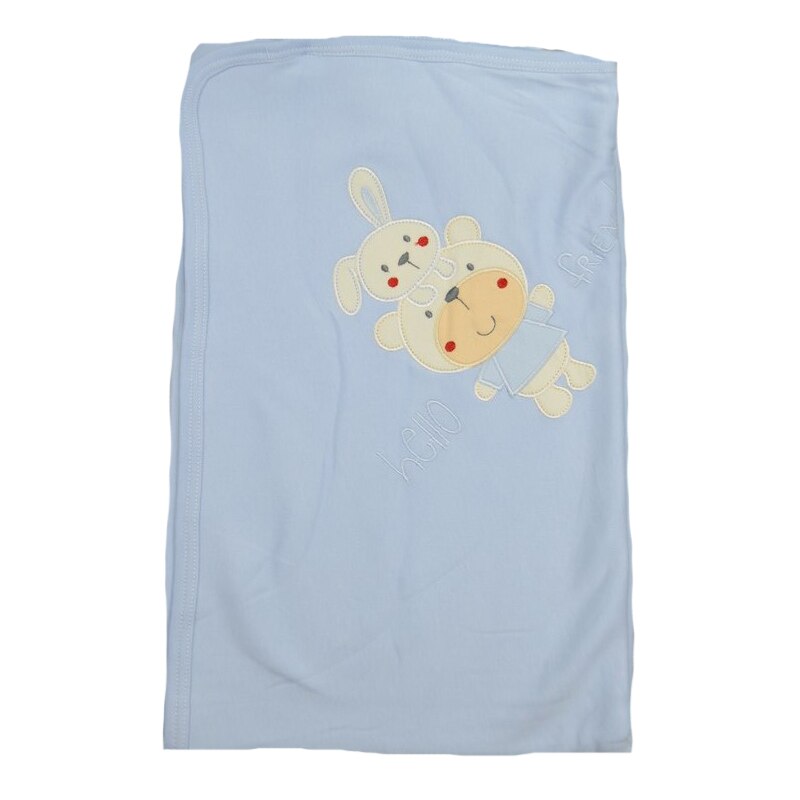 Pled 75 x 85 cm pentru baieti Mini Junior 60-87, Albastru