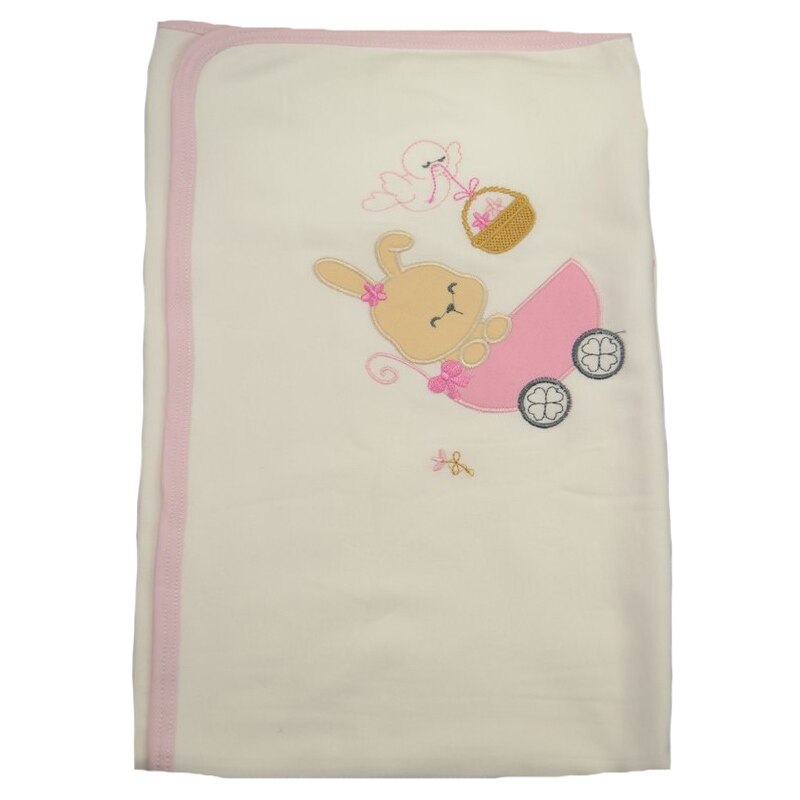 Pled 75 x 85 cm pentru fete Mini Junior 60-88, Roz