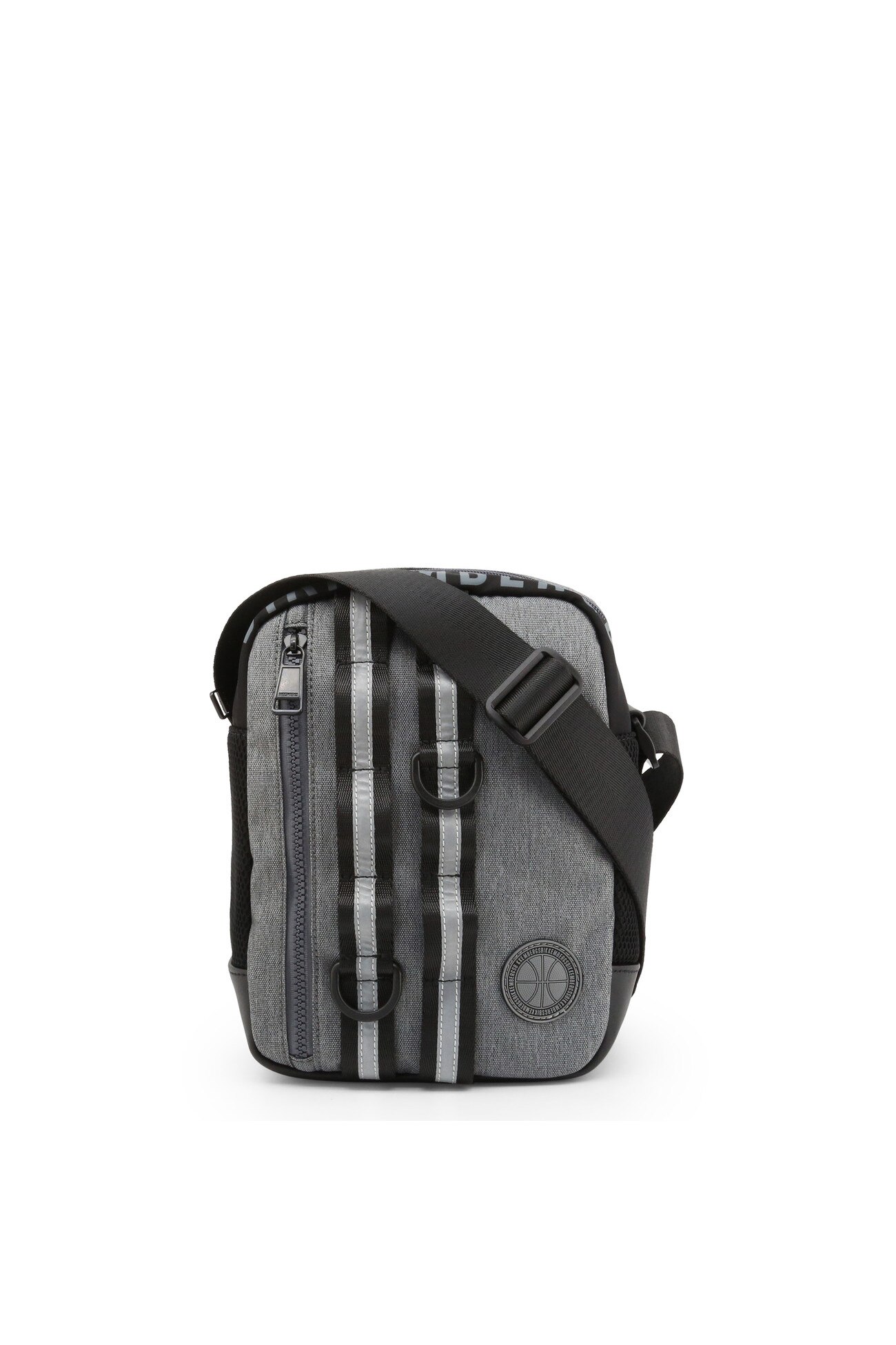 Geanta de umar barbati Bikkembergs model E4APME1A0012, Gri