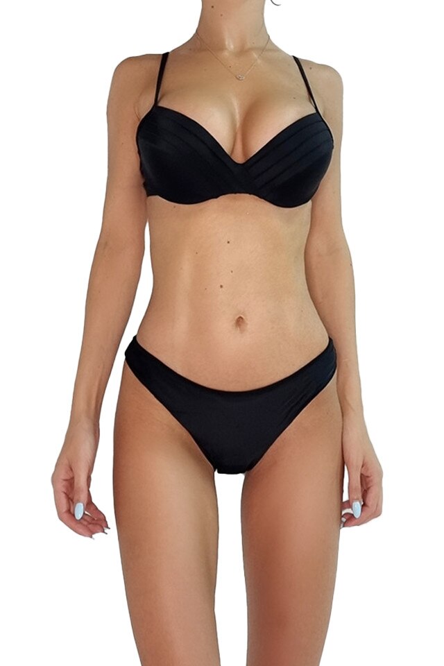 Costum de baie doua piese Suria, Negru