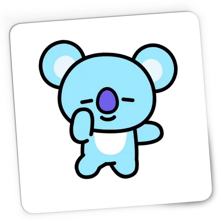 Mousepad Gaming BT21 Koya BTS K-pop Koala, 21x19 cm