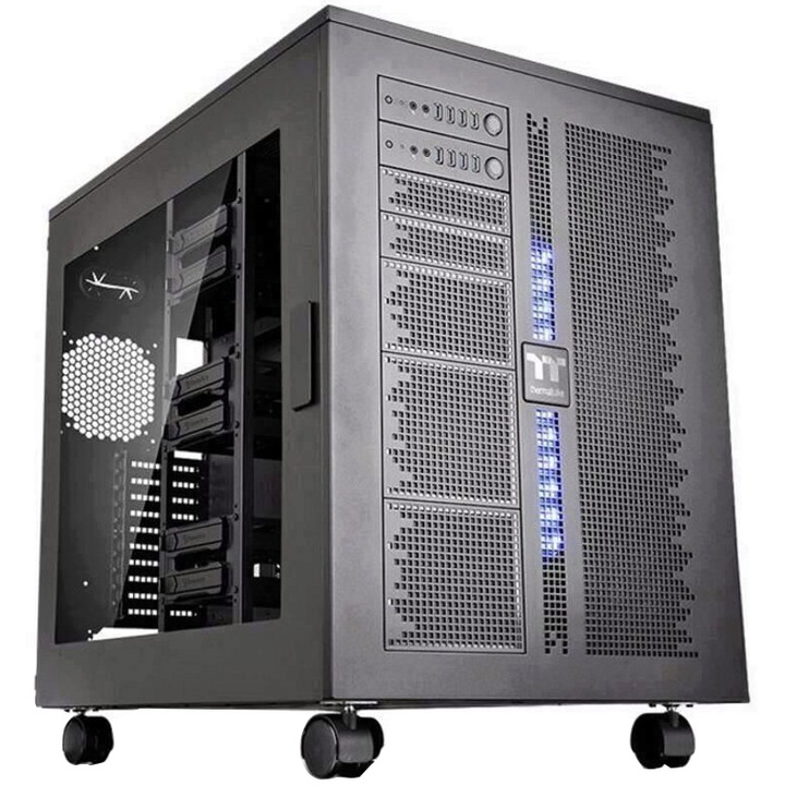 Carcasa Thermaltake Core W200, Super Tower, fara sursa, XL-ATX, Black