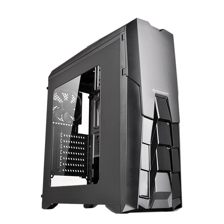 Carcasa Inter-Tech IT-6805, Middle Tower, fara sursa, ATX, negru