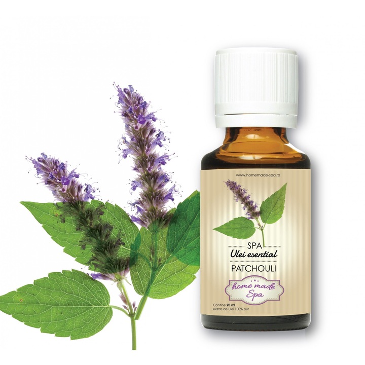 Ulei esential de Patchouli (Pogostemon Cablin) 10 ml, Homemade Spa