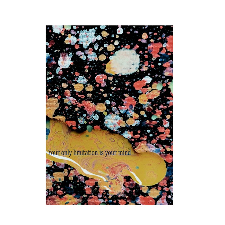 Caiet tip Bullet Journal "Your mind", A5,puncte interior, PaperYork, 38 file