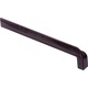 Set pervaz aluminiu, latime 22,5 cm x 154 cm lungime, wenge, cu capace laterale, pentru ferestre, aluminiu extrudat