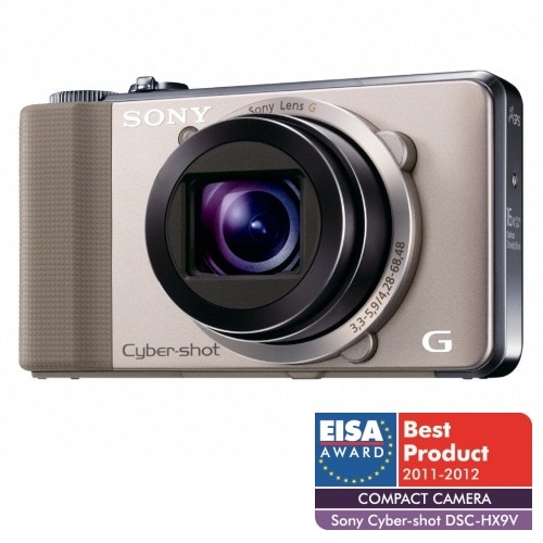 Aparat foto digital Sony Cyber-Shot DSC-HX9V, 16.2MP, Gold - eMAG.ro