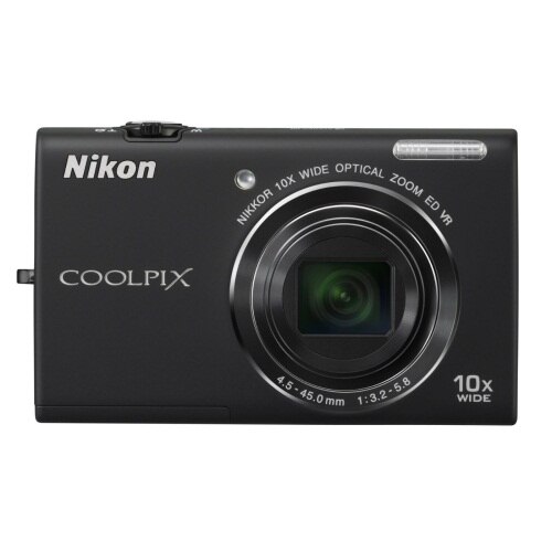 Aparat foto digital Nikon Coolpix S6200, 16MP, Negru - eMAG.ro