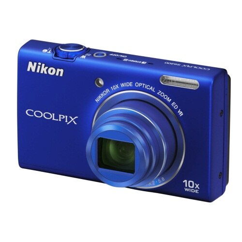 Aparat foto digital Nikon Coolpix S6200, 16MP, Albastru - eMAG.ro