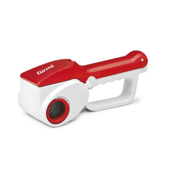 Razatoare electrica reincarcabila pentru branzeturi Girmi GT0102, 2 role din inox, maner ergonomic, baza incarcare Razatoare electrica reincarcabila pentru branzeturi Girmi GT0102, 2 role din inox, maner ergonomic, baza incarcare