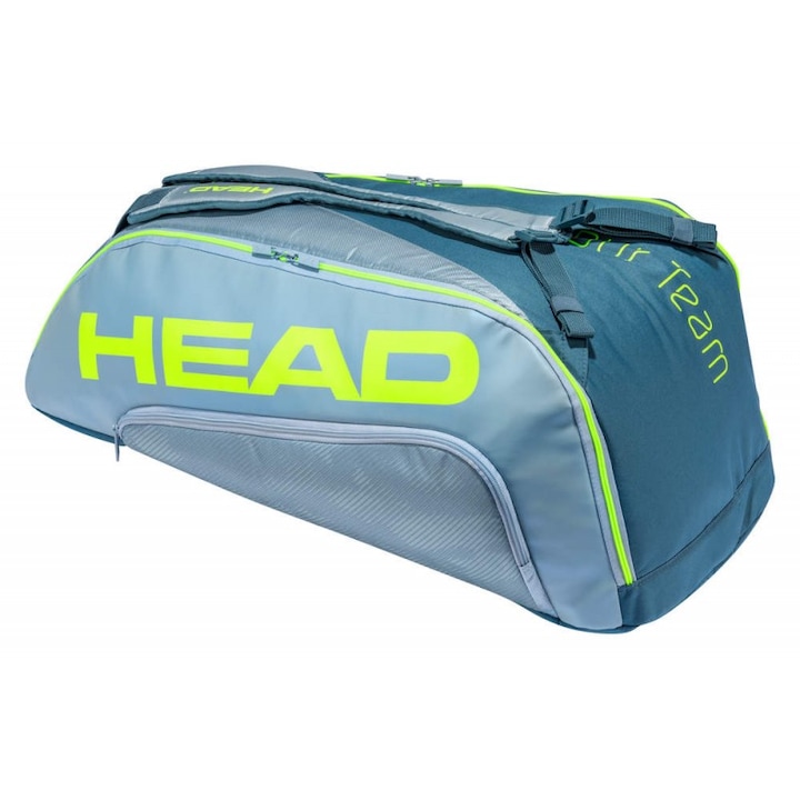 Чанта за тенис ракета Head Tour Team Extreme 9R 21 сиво-жълта