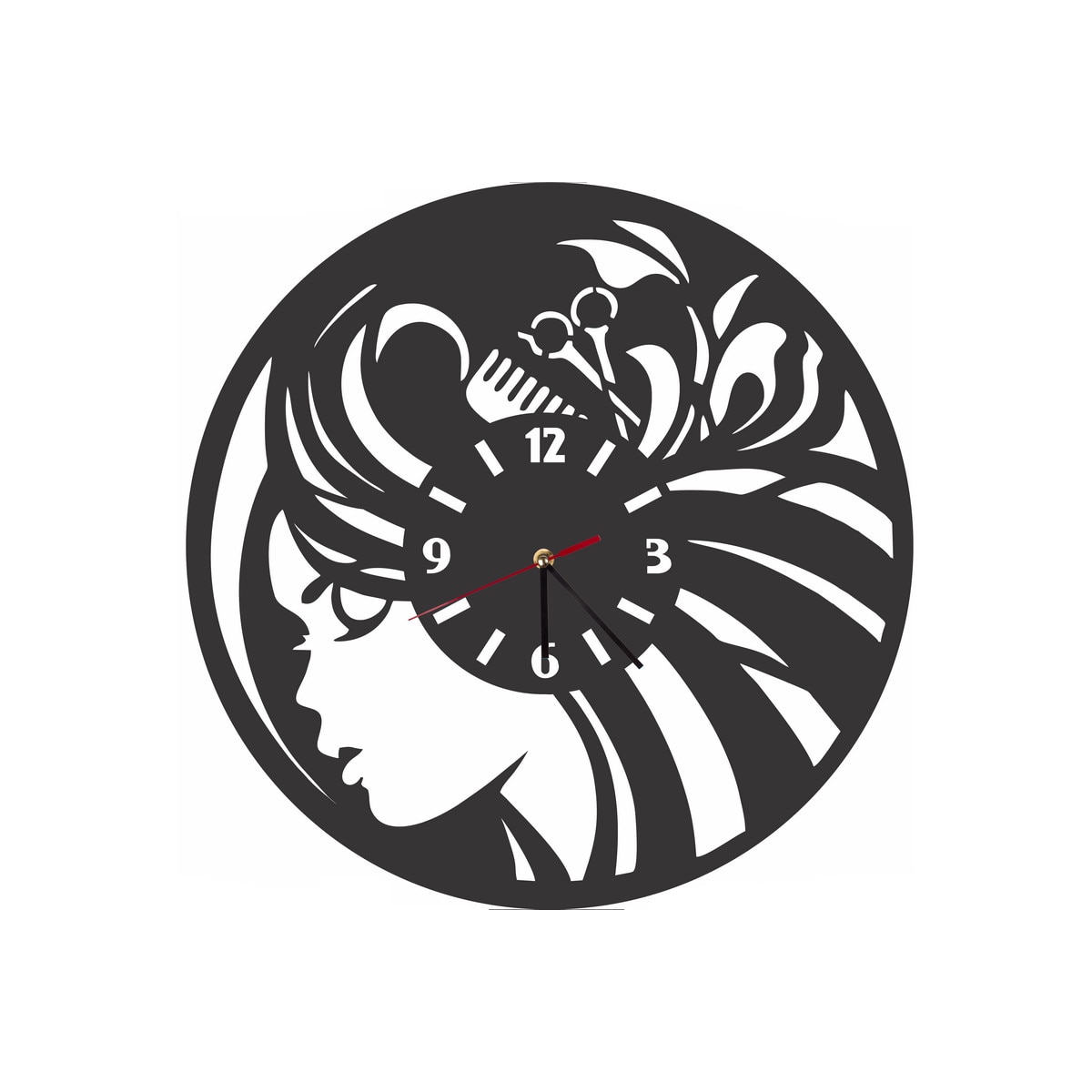 Ceas Personalizabil pentru salon de infrumusetare 38 cm x 38 cm