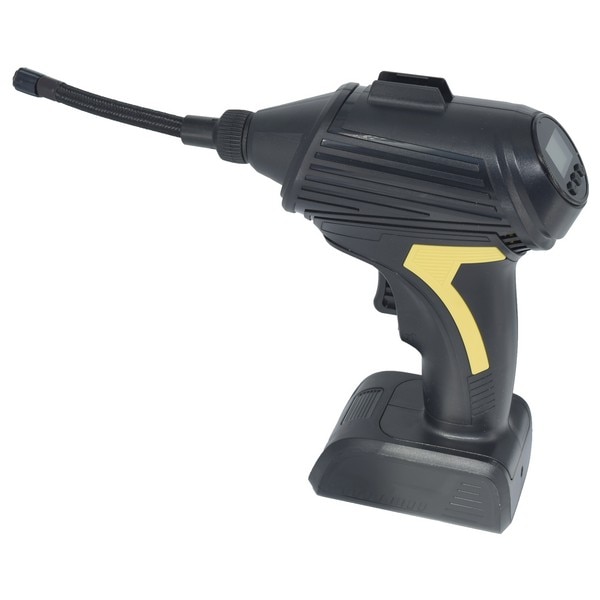 Compresor aer cu acumulator si manometru digital 12V