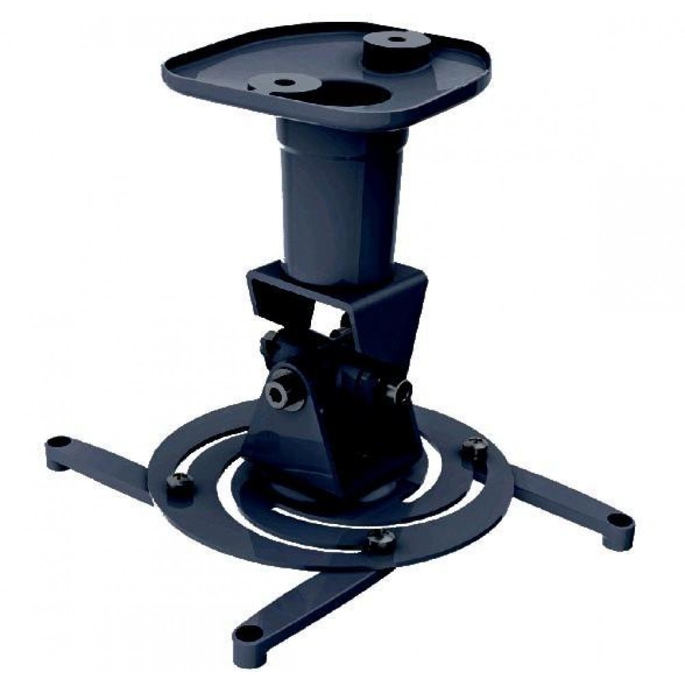 Suport proiector, de tavan, reglabil, TECHLY, negru, ICA-PM 100BK