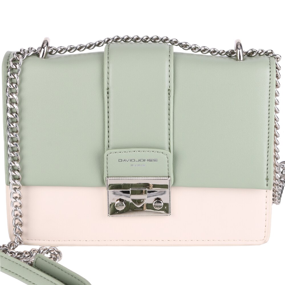 Geanta crossbody, cu maner lant, 2 culori AB-CM6092-GN Verde
