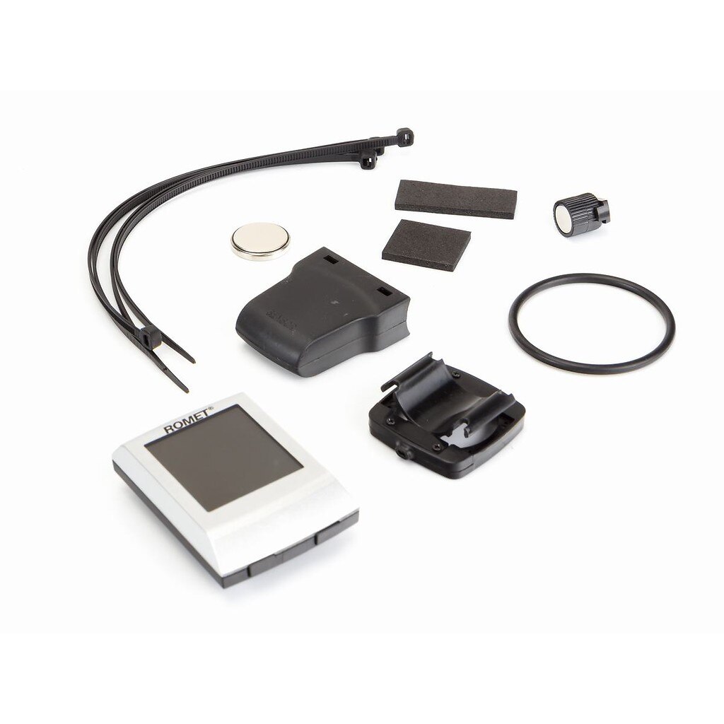 Ciclocomputer wireless Romet BKV8000 - 13 functii Argintiu