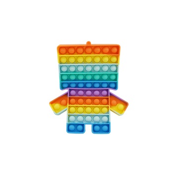 Jucarie antistres din silicon Flippy, Pop it Now and Flip It ,Robot ,Multicolor ,Model 1 Jucarie antistres din silicon Flippy, Pop it Now and Flip It ,Robot ,Multicolor ,Model 1