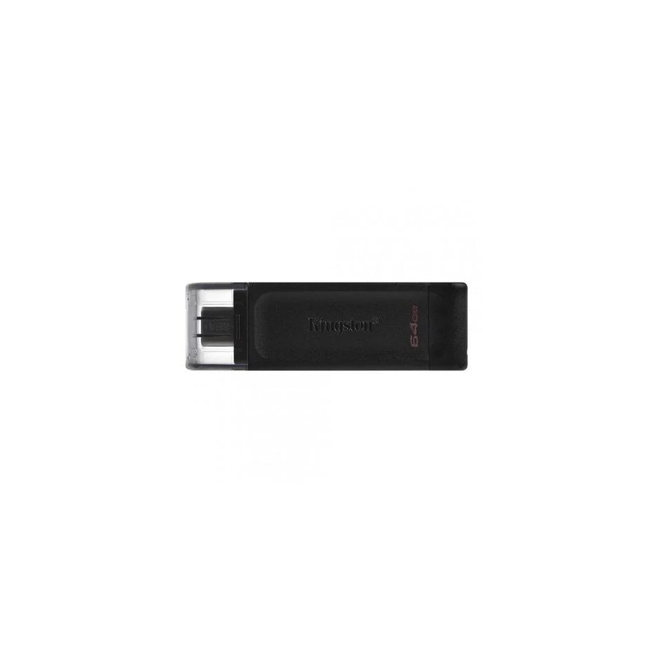 Memorie USB KINGSTON, 64Gb Datatraveler 70 Negru,Type C, USB 3.2 , Ambalaj