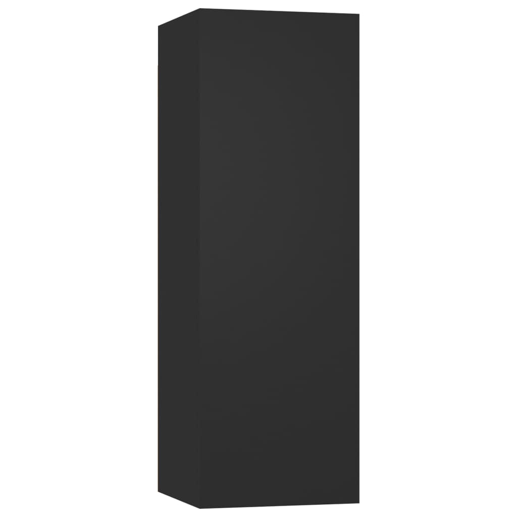 Comoda TV, vidaXL, PAL, 30,5x30x90 cm, Negru