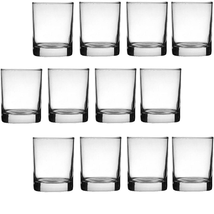Комплект чаши за уиски Uniglass Classico, 240мл, 12 броя