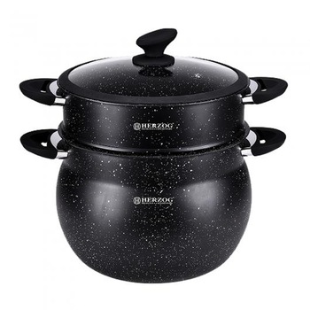 Oala de Cuscus, Capacitate 6L, Otel Inoxidabil, Manere Reci, Usor de Folosit, Ergonomica, Moderna, Negru Oala de Cuscus, Capacitate 6L, Otel Inoxidabil, Manere Reci, Usor de Folosit, Ergonomica, Moderna, Negru