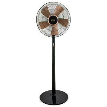 Ventilator cu picior Zass ZFTR 05, 55 W, 3 viteze, diametru 41 cm, functie de oscilatie 90 grade, 5 palete colorate, temporizator digital , oprire automata, 3 moduri de ventilare, butoane cu iluminare LED, negru, telecomanda Ventilator cu picior Zass ZFTR 05, 55 W, 3 viteze, diametru 41 cm, functie de oscilatie 90 grade, 5 palete colorate, temporizator digital , oprire automata, 3 moduri de ventilare, butoane cu iluminare LED, negru, telecomanda