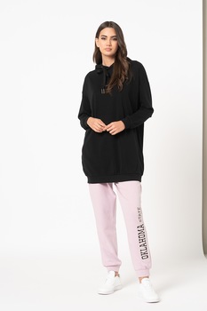 Noisy May, Hanorac lung cu maneci cazute Hattie, Negru, XS Noisy May, Hanorac lung cu maneci cazute Hattie, Negru, XS