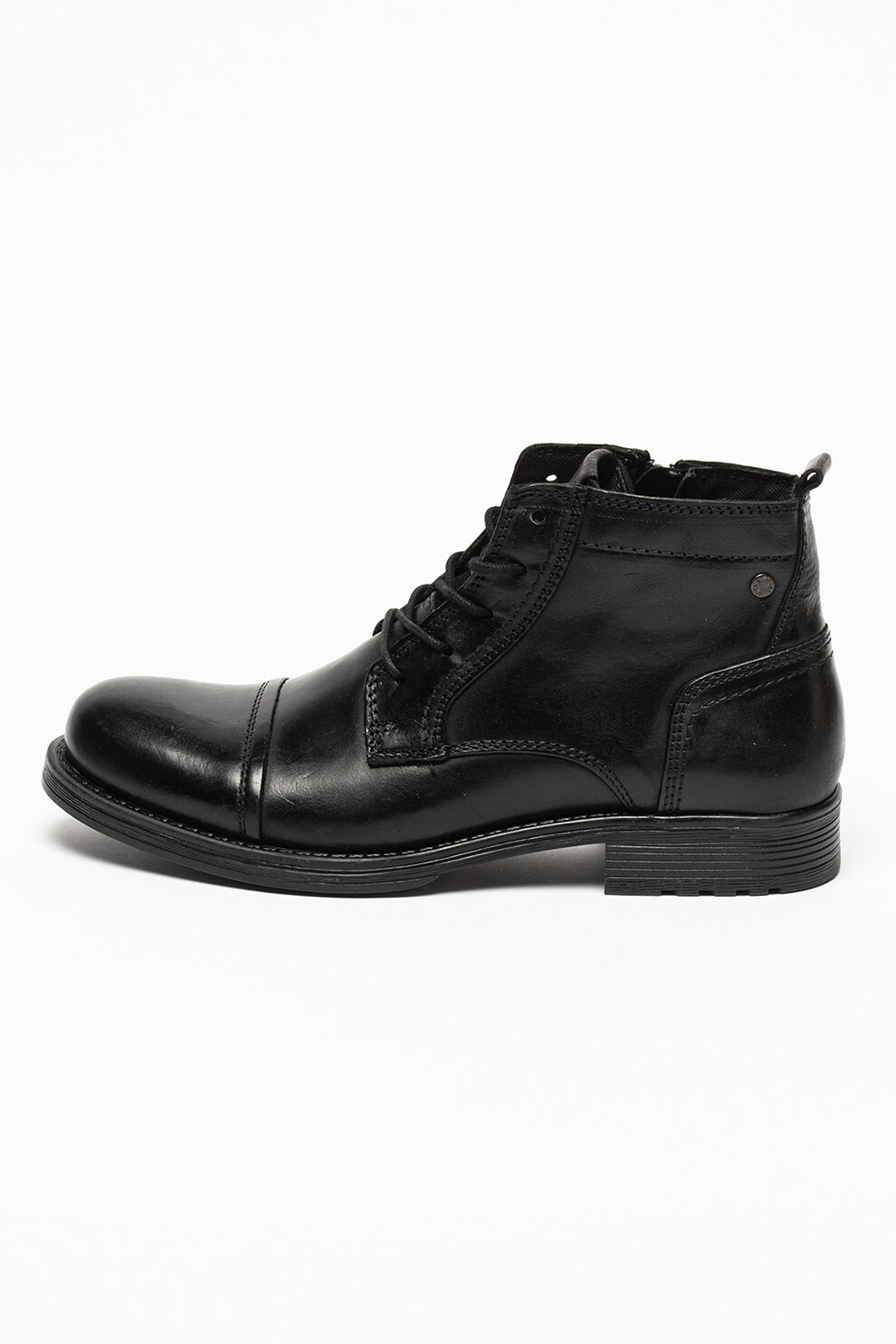 Jack&Jones, Ghete de piele Russel, Negru, 45