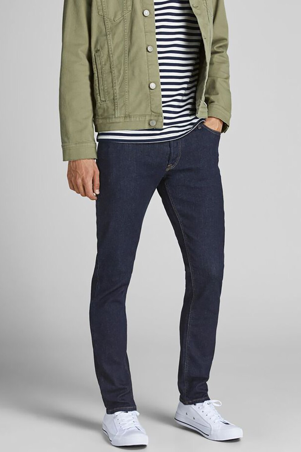 Jack&Jones, Blugi slim fit Glenn, Indigo
