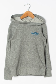 Jack&Jones, Hanorac din amestec de bumbac Chap, Gri melange Jack&Jones, Hanorac din amestec de bumbac Chap, Gri melange