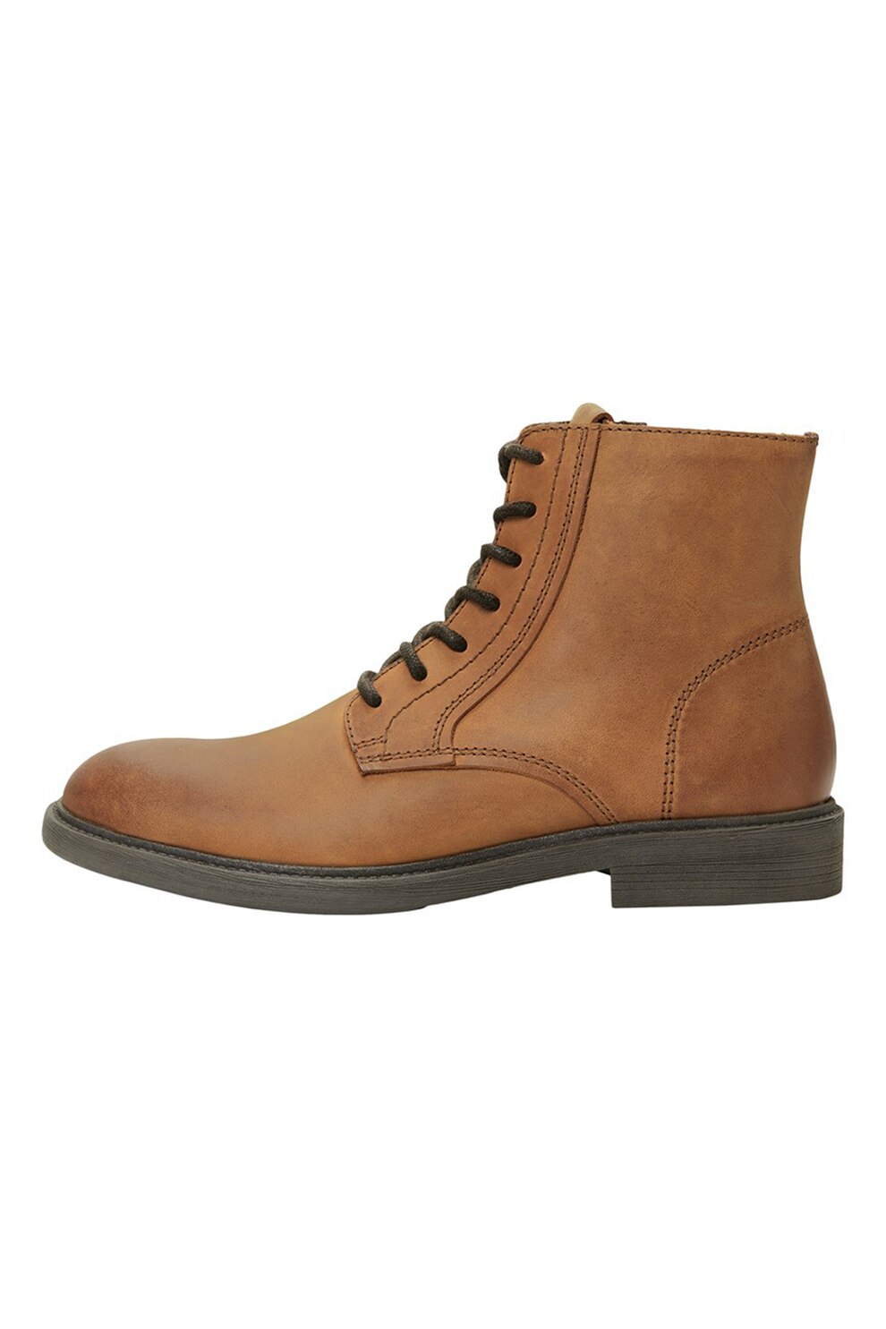 Jack&Jones, Ghete de piele, Maro caramel, 43