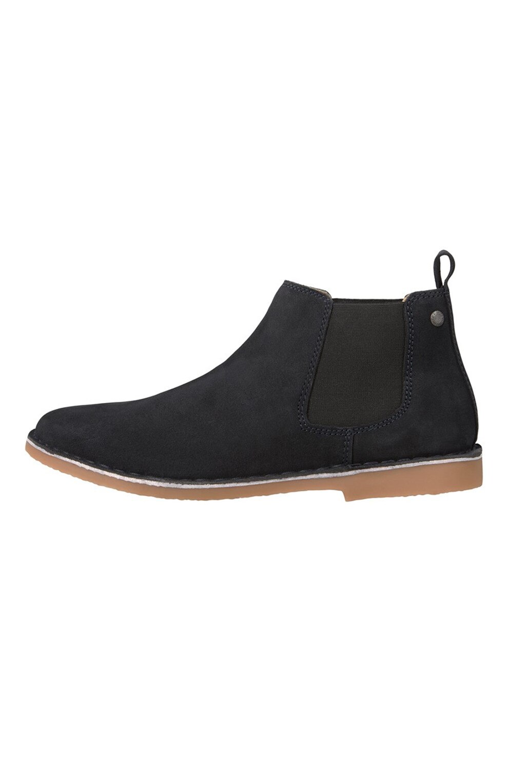 Jack&Jones, Ghete Chelsea de piele intoarsa, Bleumarin
