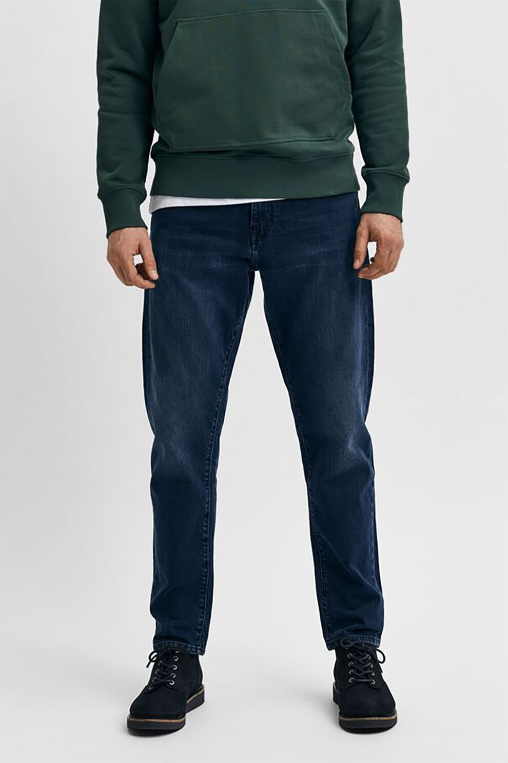 Selected Homme, Blugi slim fit elastici 4072, Bleumarin