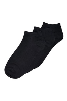 Only & Sons, Set de sosete scurte din amestec de bumbac - 3 perechi, Negru, One Size Only & Sons, Set de sosete scurte din amestec de bumbac - 3 perechi, Negru, One Size