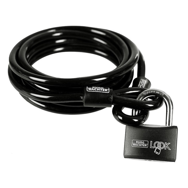 Kerékpárzár lakattal BURG-WÄCHTER 750 250