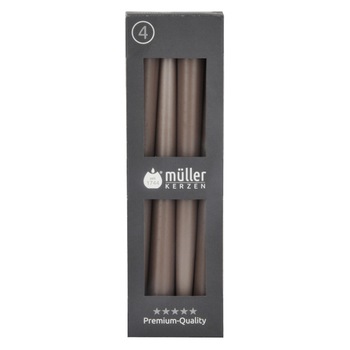 Set 4 buc lumanare conica 245 mm Cashmere Set 4 buc lumanare conica 245 mm Cashmere