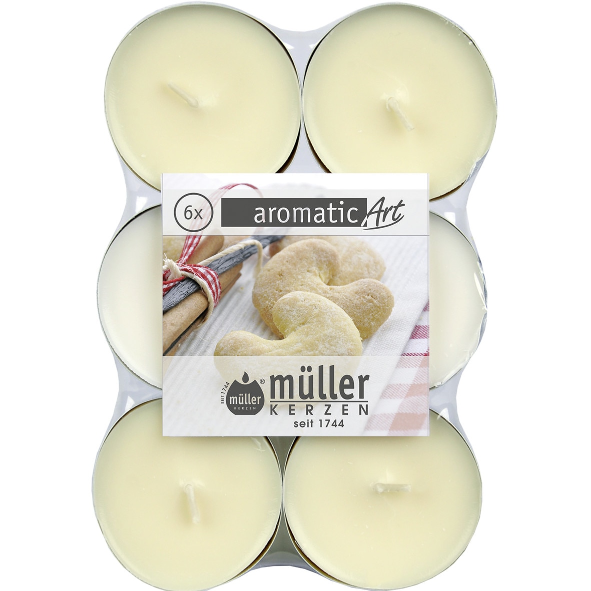 Set 6 Maxipastile aromate vanilie