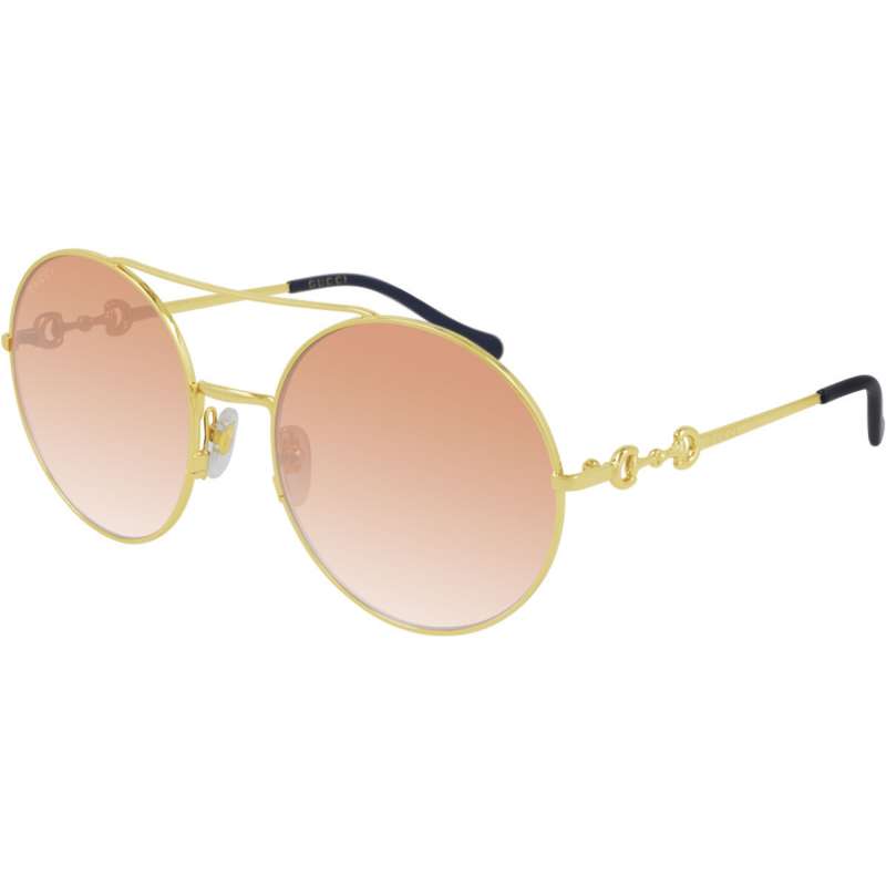 Ochelari de soare Gucci, GG0878S - 003, Auriu/ Roz