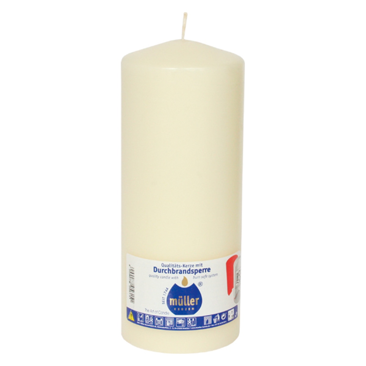 Lumanare butuc 200/80 mm Vanilie