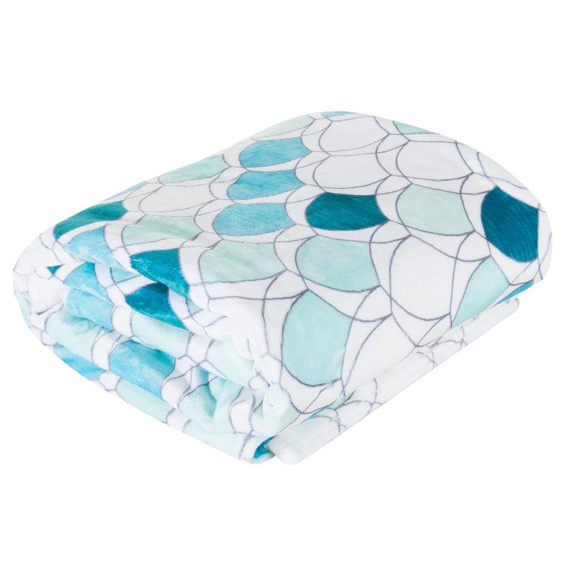 Cuvertura de Pat, Patura pled, Eurofirany-D91, 70x160, KLOE, Menta