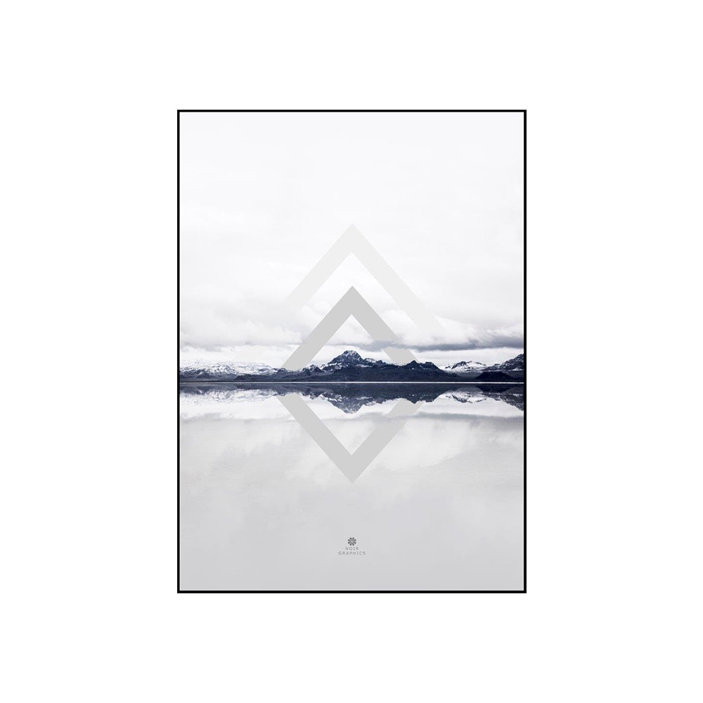 Tablou ALU TWIN LAKES, 30 x 40 cm