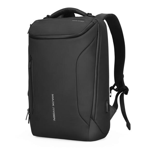 Rucsac Laptop 3 Compartimente Mark Ryden, Negru, 15.6 inch, smart usb, impermeabil