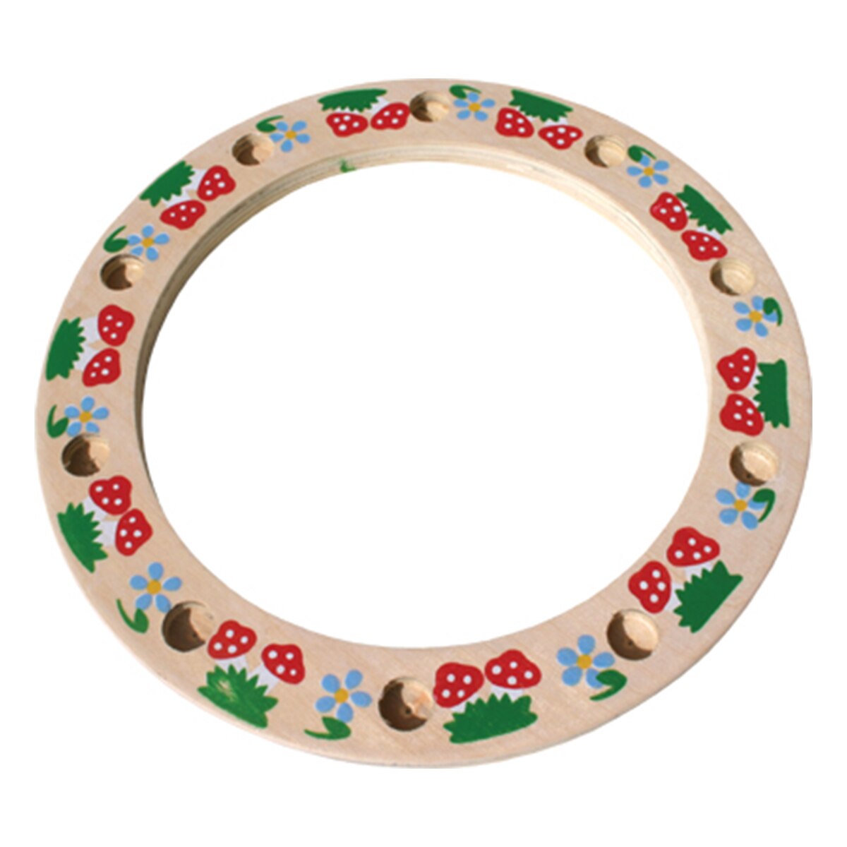 Inel pentru lumanari 10 locuri Crem