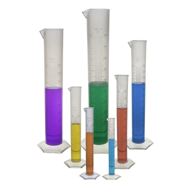 Set Cilindri gradati din plastic - 7 buc