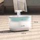 Automata vízadagoló Grunluft WF002, macskáknak és kutyáknak, rendkívül csendes, 2 üzemmód, keringtető és aktívszén szűrőrendszer, 2,2 l, aljzatadapter, Fehér