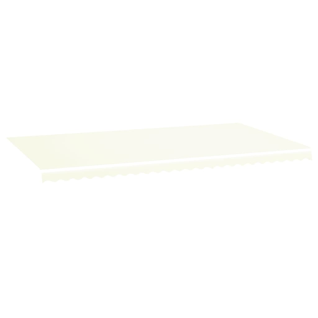 Panza de rezerva pentru copertina vidaXL, Poliester, 580 x 345 cm, Crem