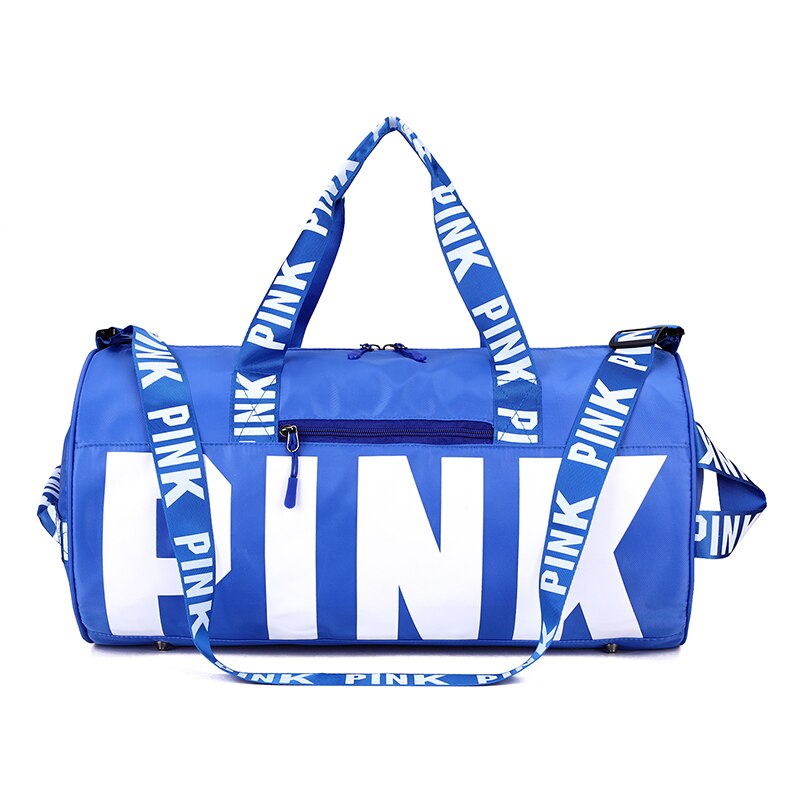 Geanta de calatorie sport PINK, impermeabila, Albastra, 50x19x25 cm