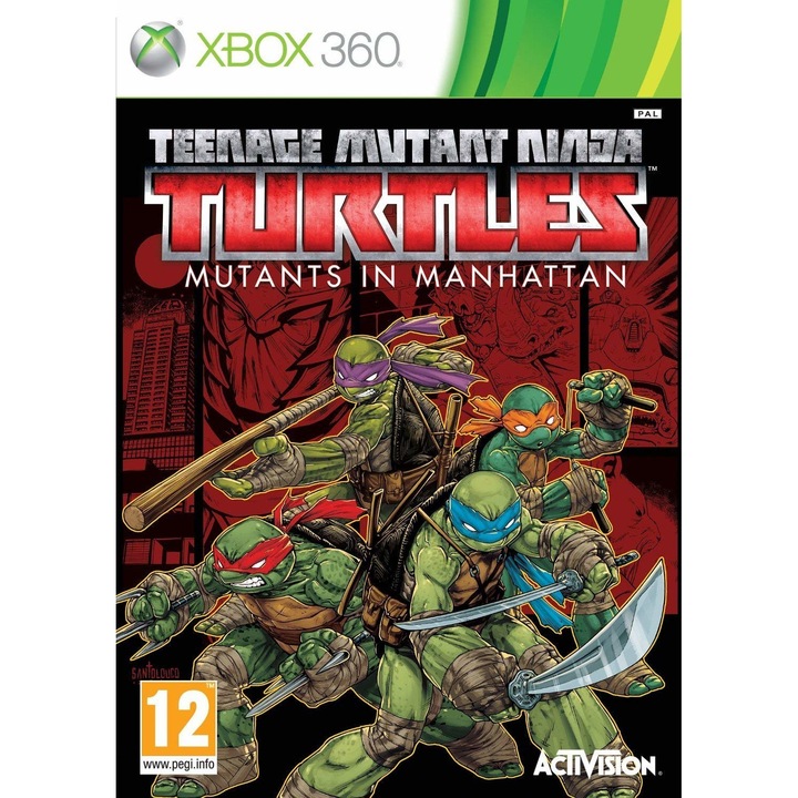 Игра Teenage Mutant Ninja Turtles Tmnt Mutants In Manhattan Xbox 360