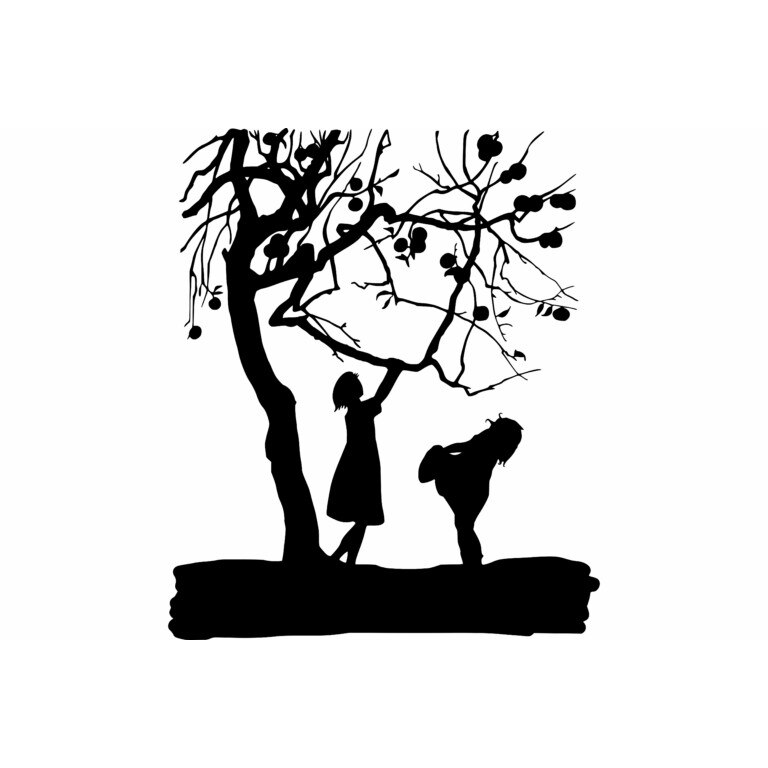 Decor perete Personalizabil La Cules de Fructe din lemn 29 cm x 34 cm